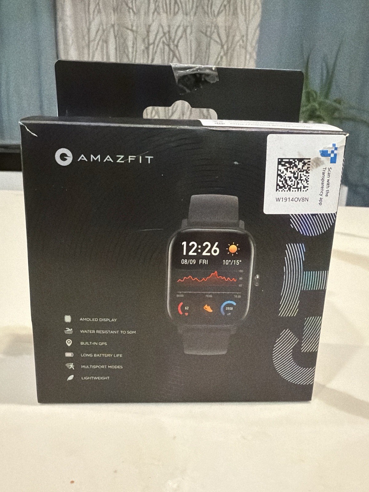 New, Amazfit GTS Fitness Tracking Smartwatch, Obsidian Black