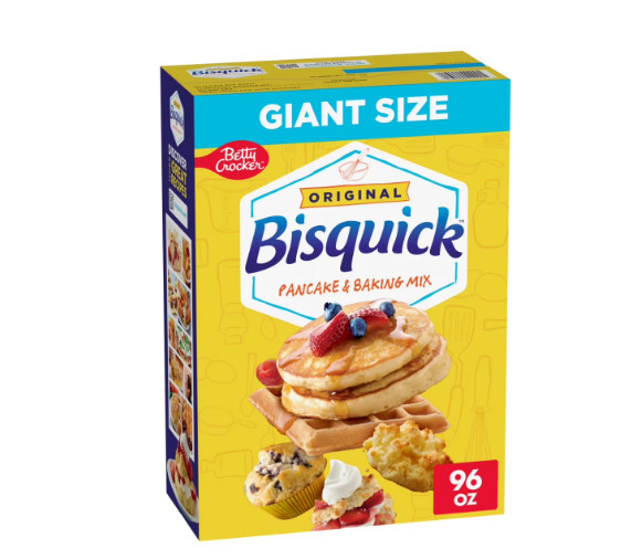 Betty Crocker Bisquick Pancake and Baking Mix, Original, Giant Size, 96 oz