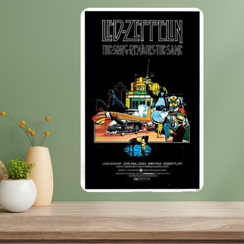 Led Zeppelin Music Metal Poster Sign