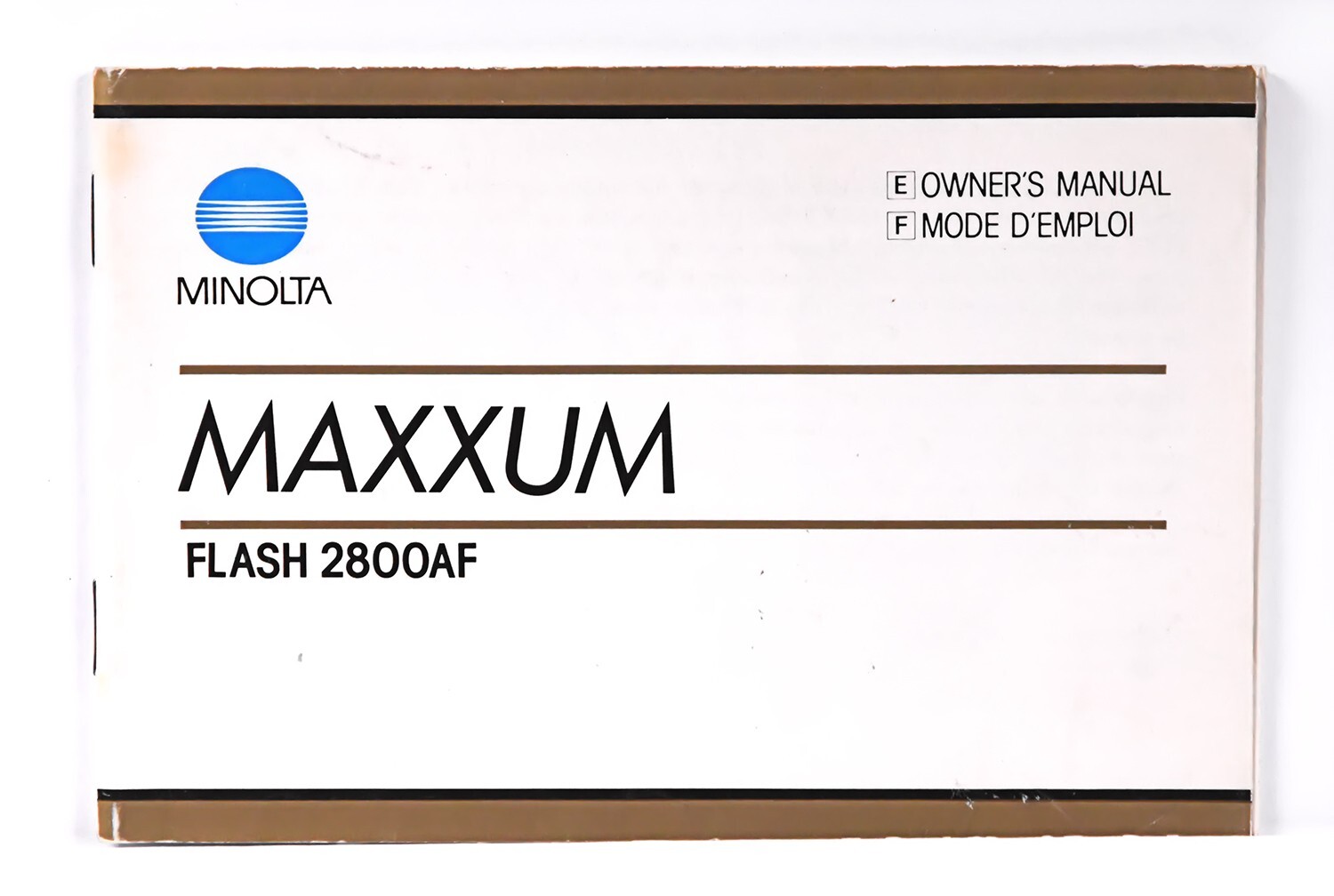 MINOLTA MAXXUM Flash 2800AF Operating Manual - M27
