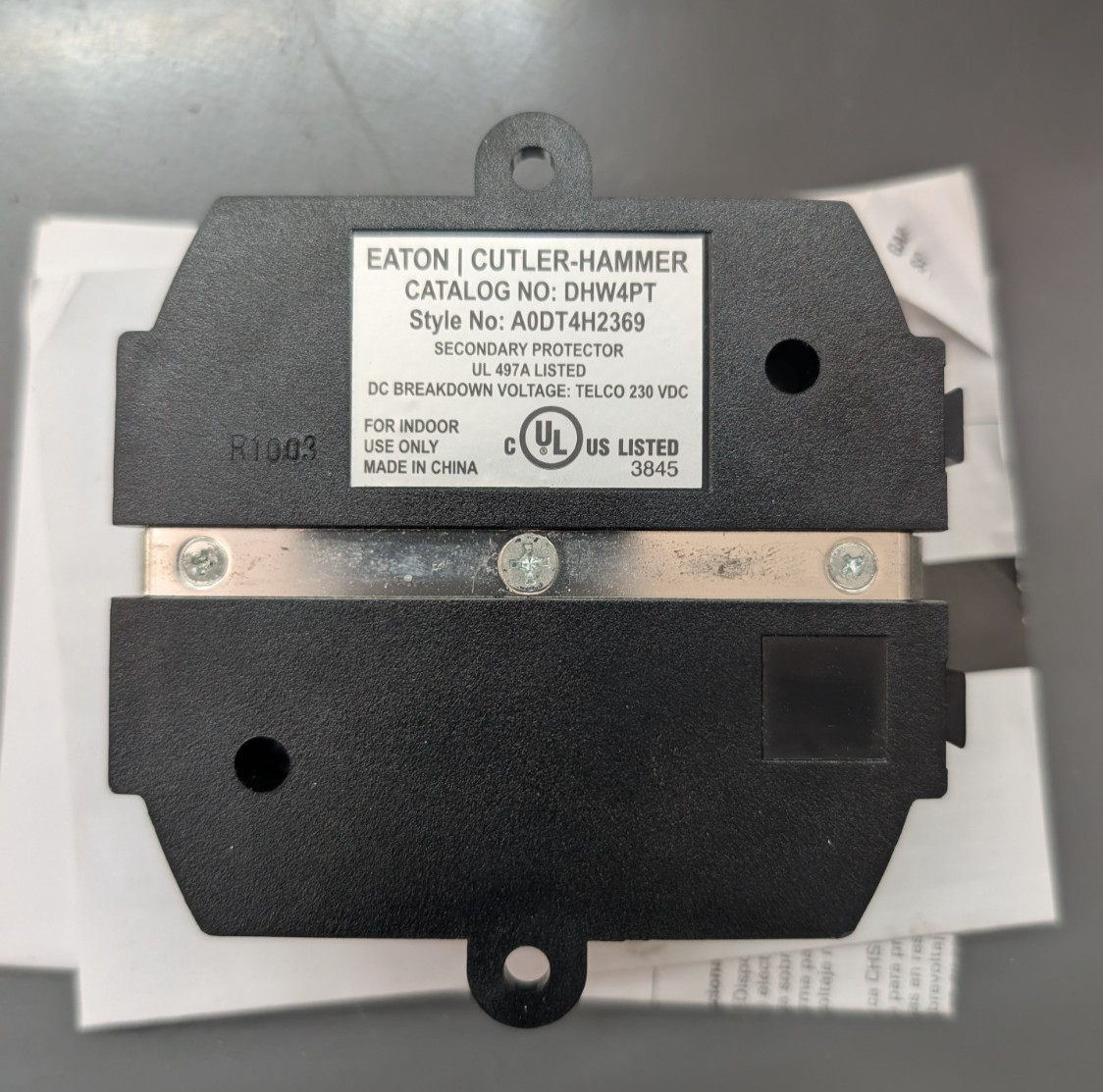 Eaton DHW4PT Complete Home SurgeTel Trap Phone/DSL Surge Protector 80,000 Amp NO