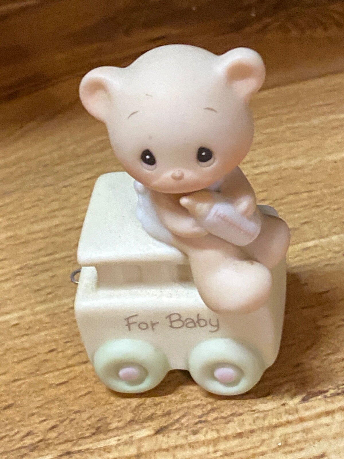 Precious Moments Birthday Train For Baby Bear w Bottle Vintage 1985