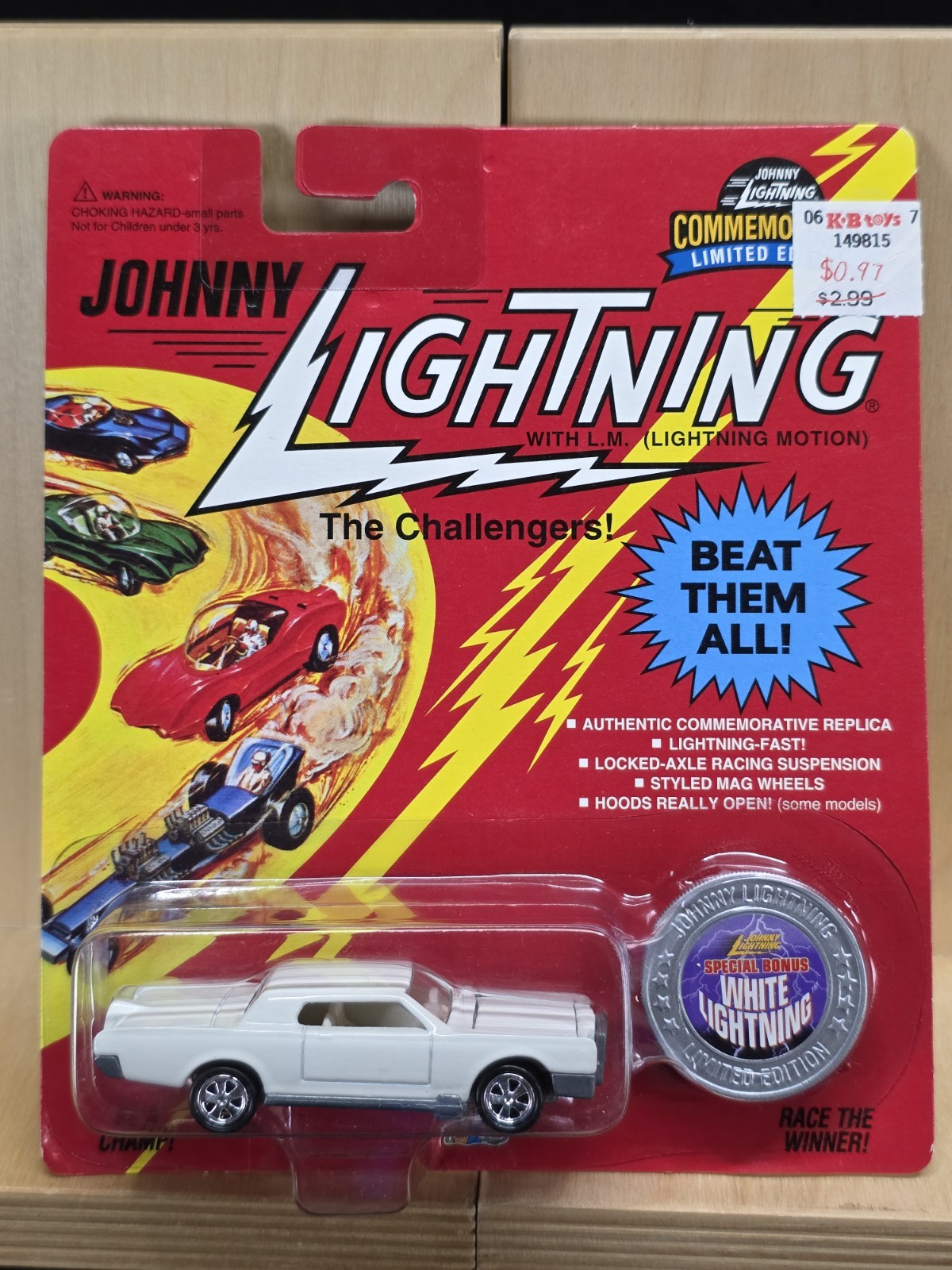 Johnny Lightning Commemorative Series White Lightning Custom Continental