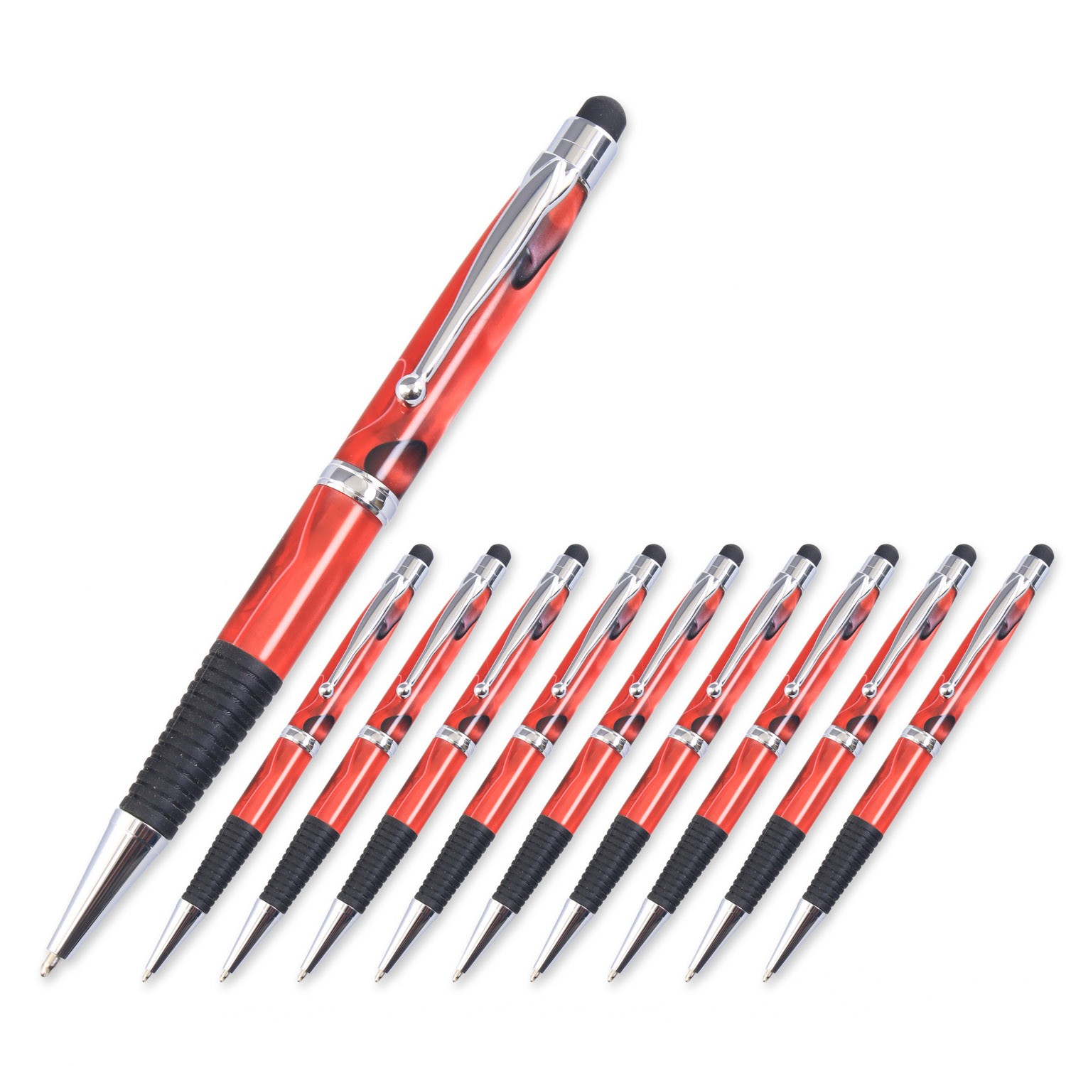 Comfort Touch Pen Kit, Chrome Finish, 10 Pack, Legacy Woodturning