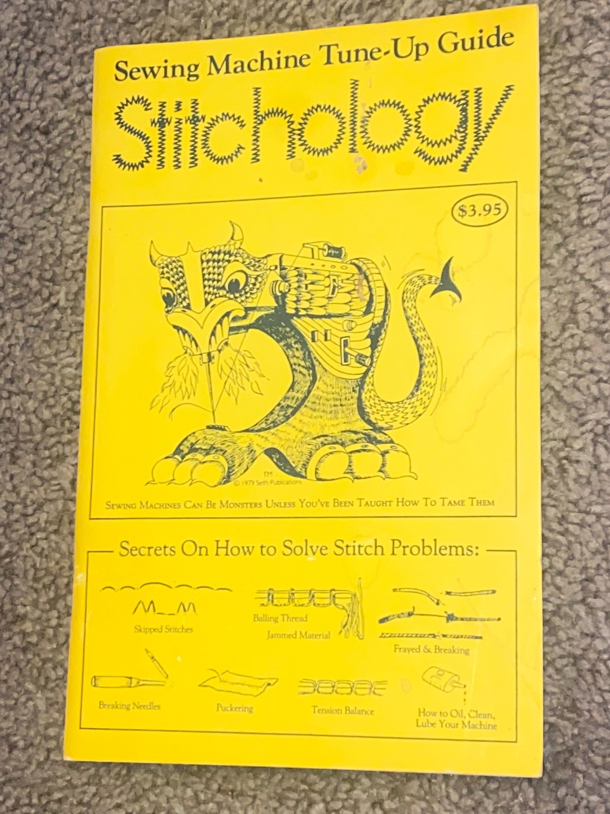 Stitchology Sewing Machine Tune-Up Guide Book .............................(SB9)