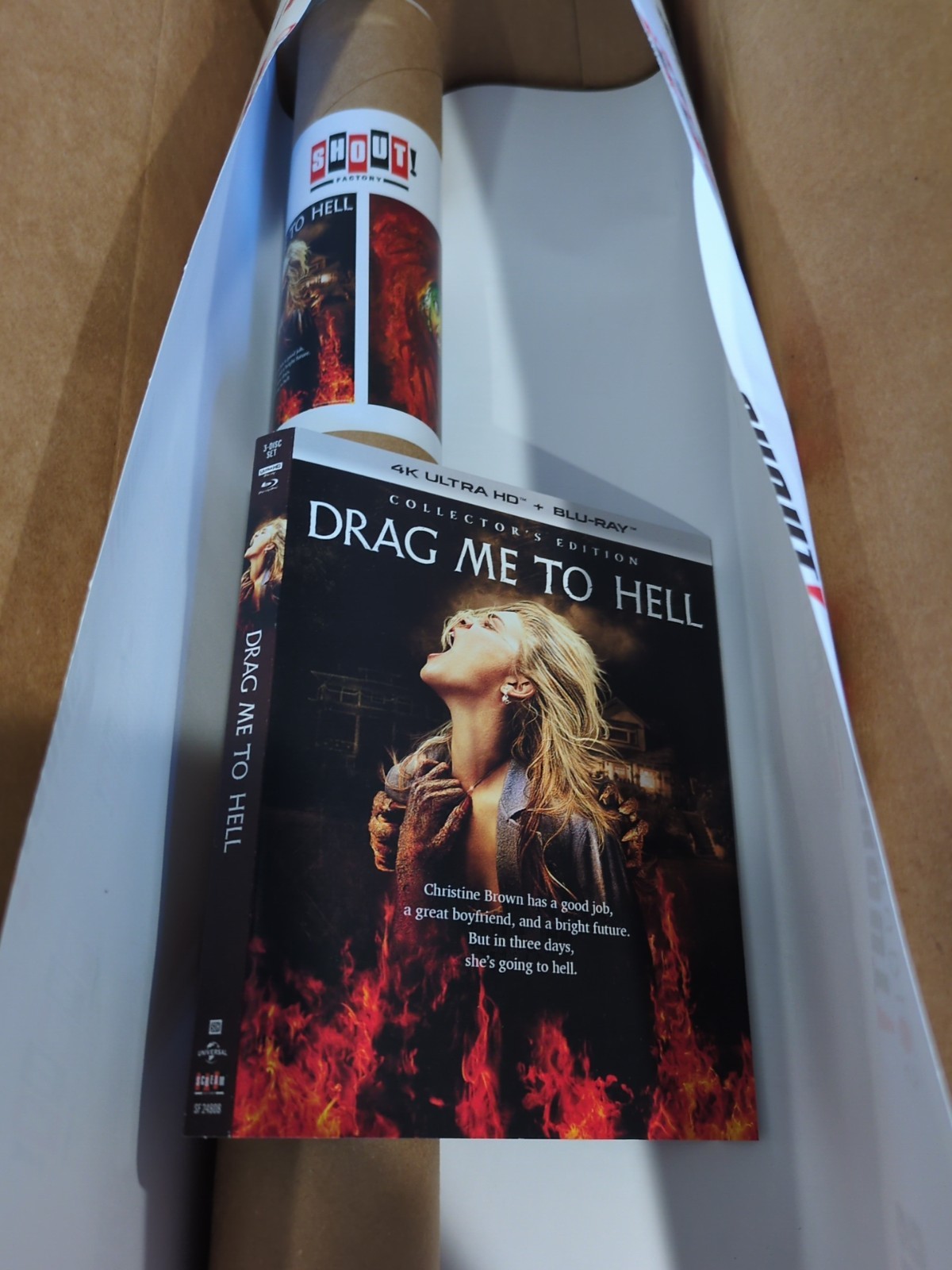 Drag Me to Hell Posters/4K Bluray **Slipcover Only** NO discs/Case SHOUT FACTORY