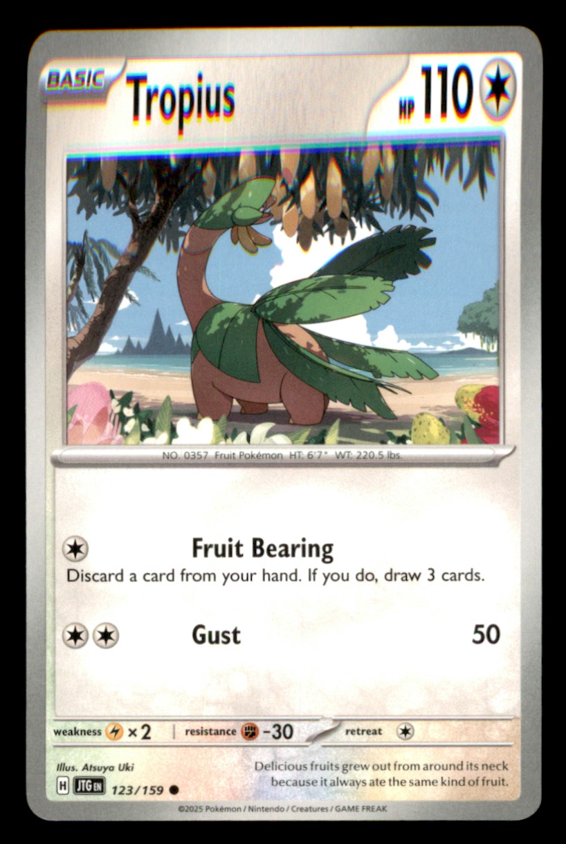 Tropius Common SV09: Journey Together 123/159 NM Normal Pokemon