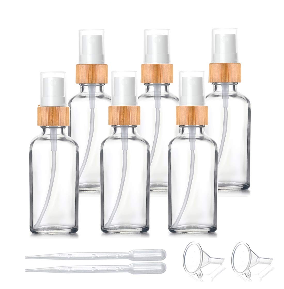 6 Pack,1.7 oz Clear Glass diameter:37mm/1.45",height:121mm/4.76", 