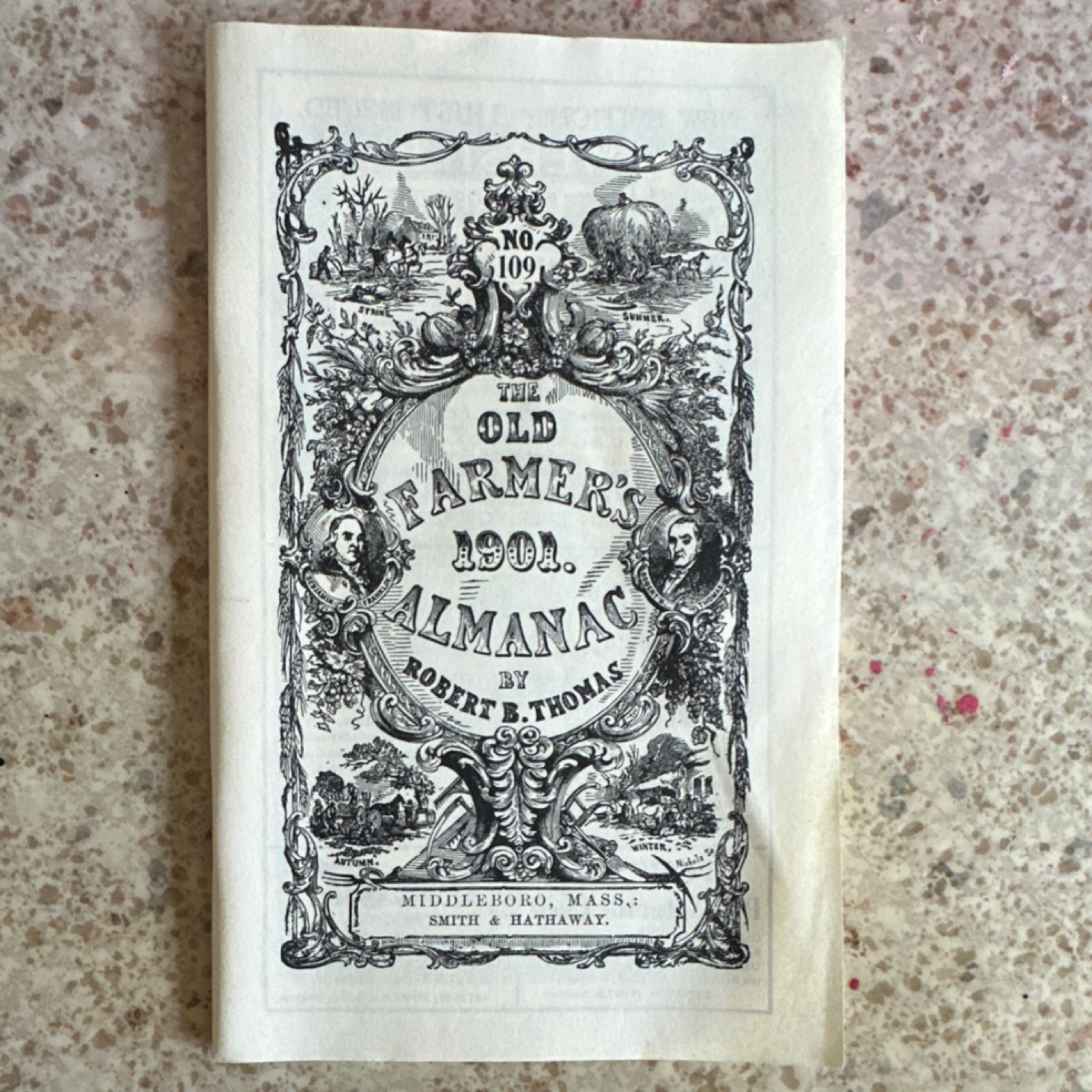 Robert B. Thomas The Old Farmer's Almanac 1901 Softcover Smith & Hathaway