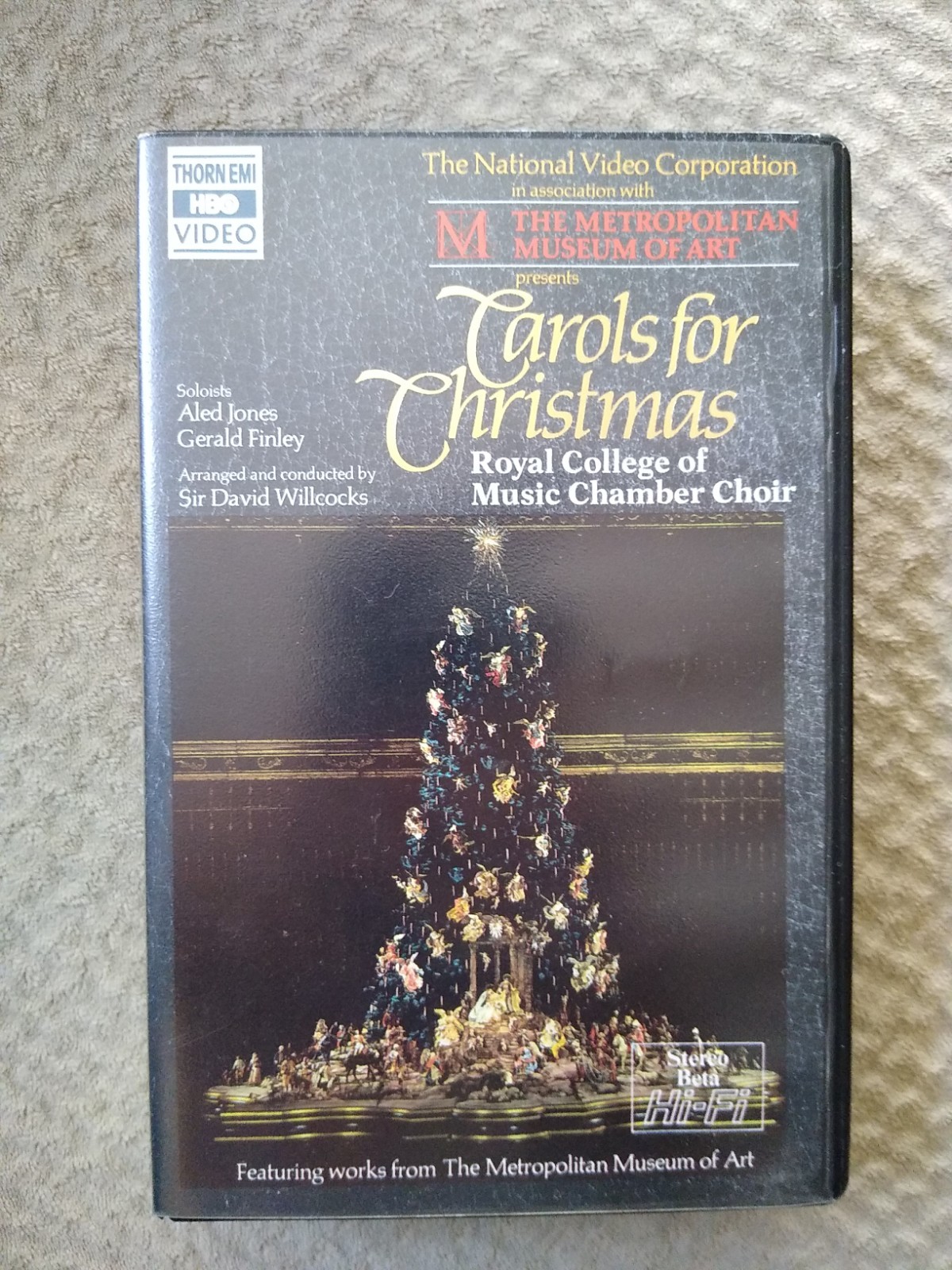 Carols For Christmas At Royal College Of Music Chamber Choir Betamax Beta Tape