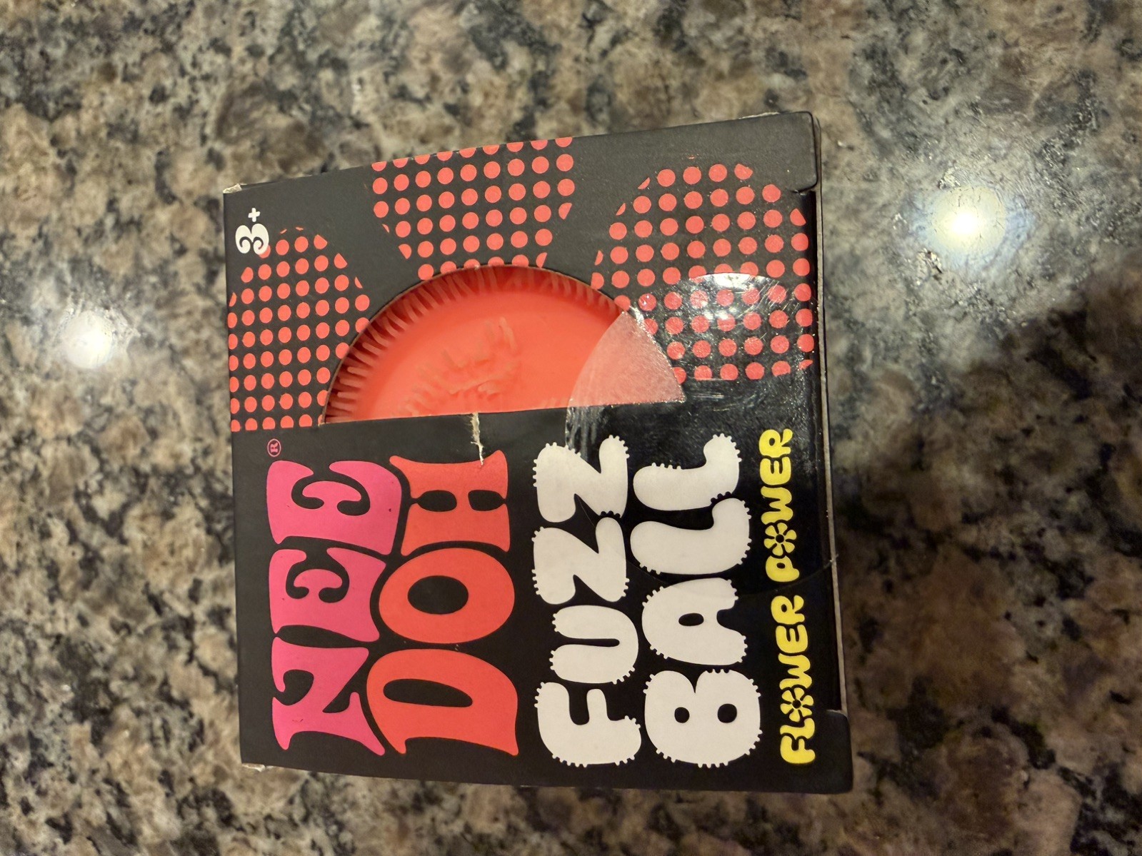 NEE DOH FUZZ BALL Flower Power - Orange