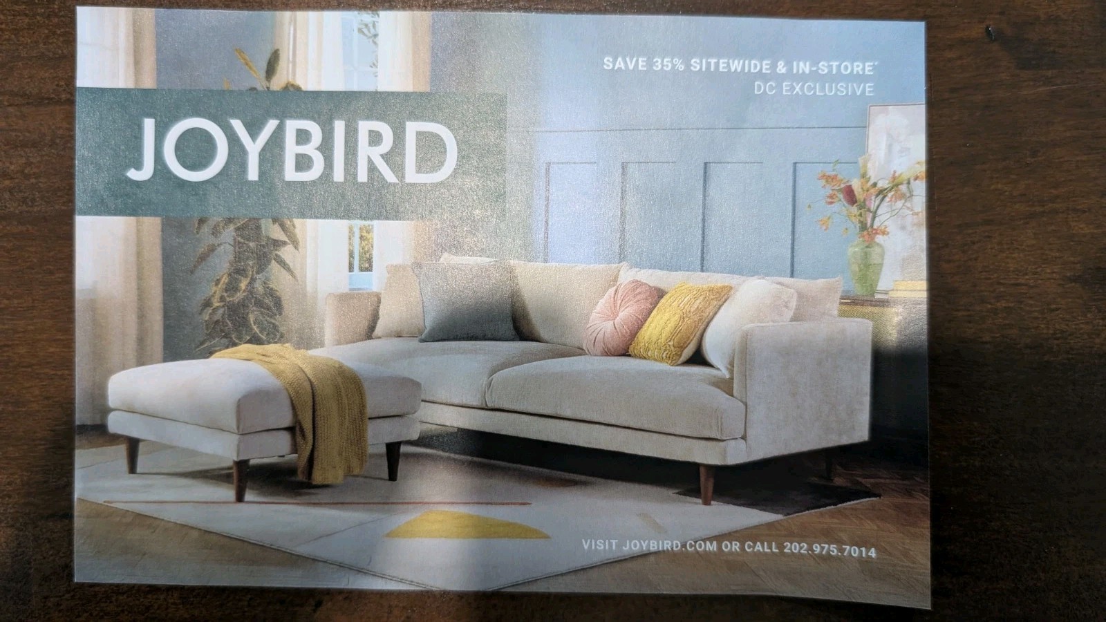 Joybird 35% Off Coupon Code Exp 05/12/2026