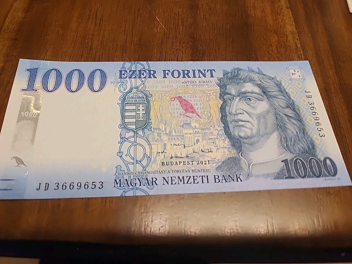 Hungary 1000 Forint 2021 P 203 UNC