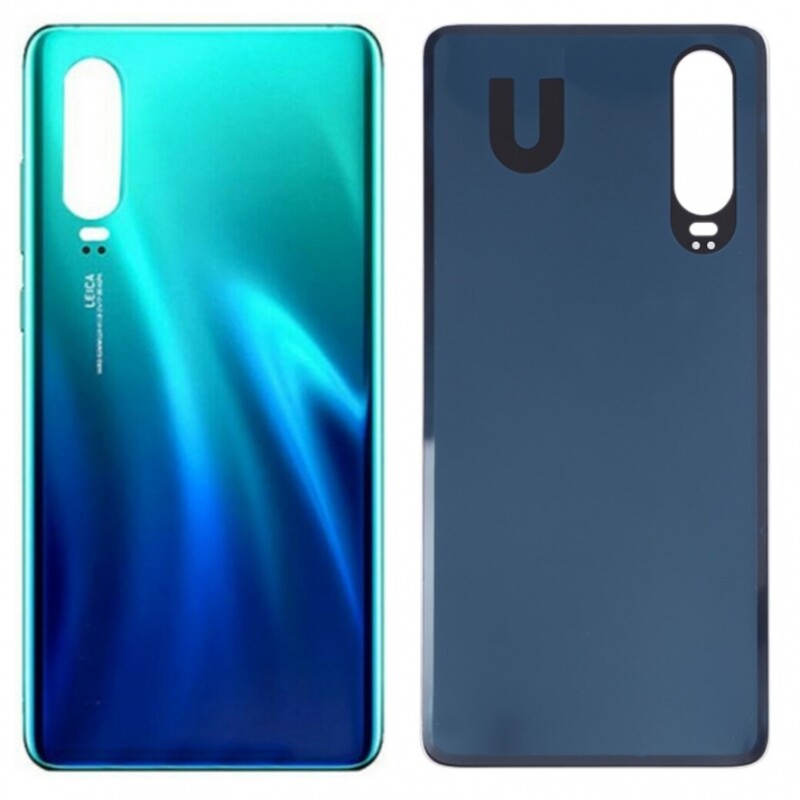 Battery Cover For Huawei P30 Blue Rear Glass