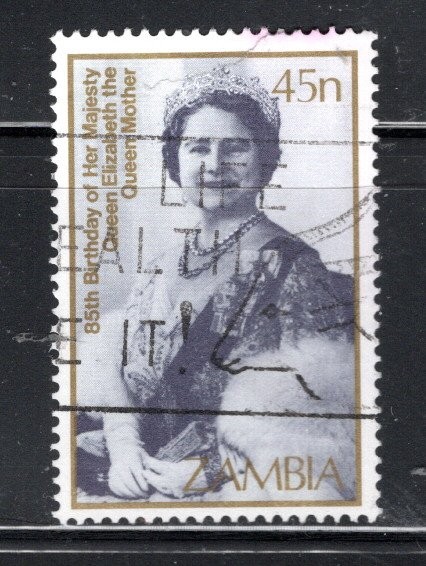 ZAMBIA AFRICA STAMPS USED LOT 62123
