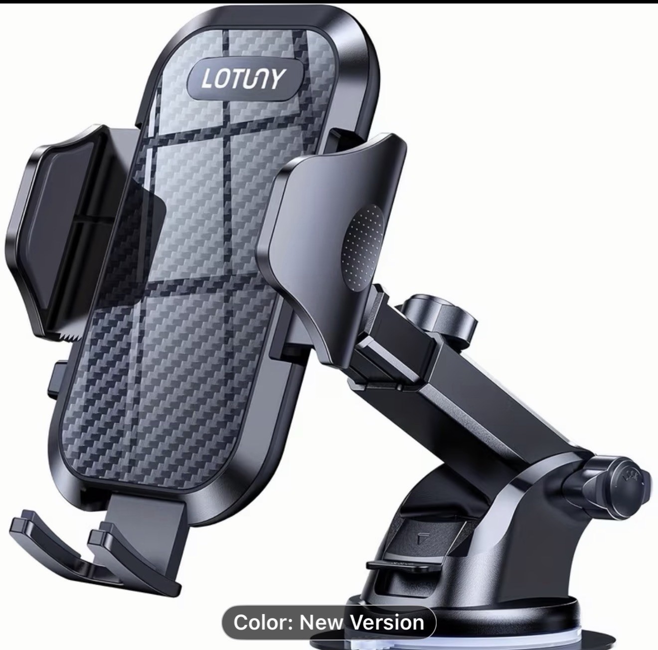 LOTUNY Universal Phone Mount for Car Powerful Suction Hands-Free Cell Phone H...