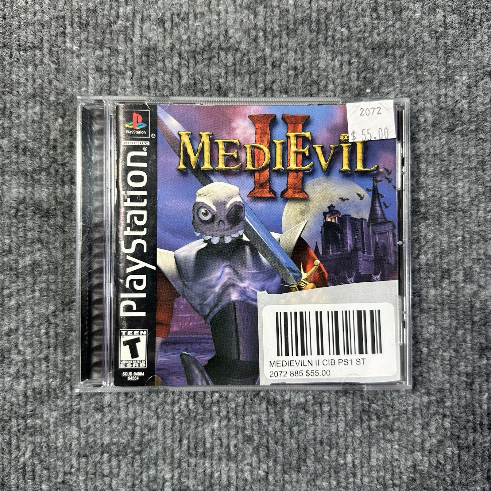 PS1 MediEvil 2 (Sony PlayStation 1, 2000) Complete w/ Manual