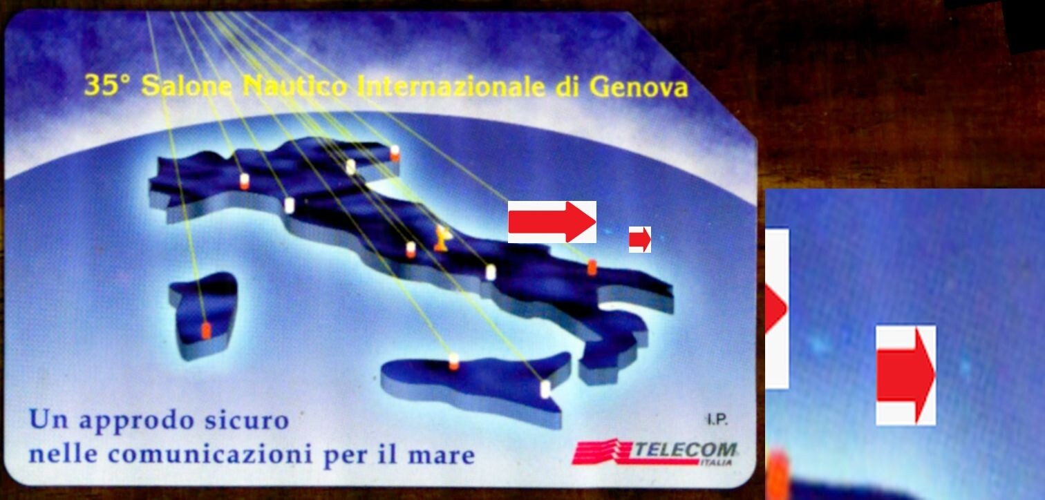 G 463 C&C 2513 Used Phone Card 35 Nautical Show Variant Blue Points