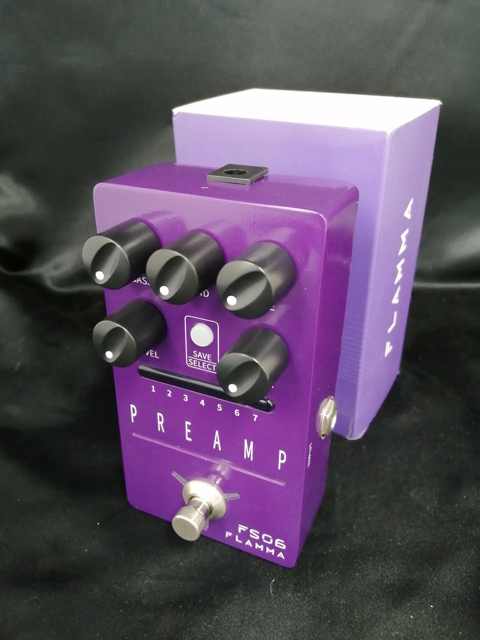 Flamma FS06 Guitar Preamp Pedal 7 Tones w/ Cab Sim Used JAPAN 