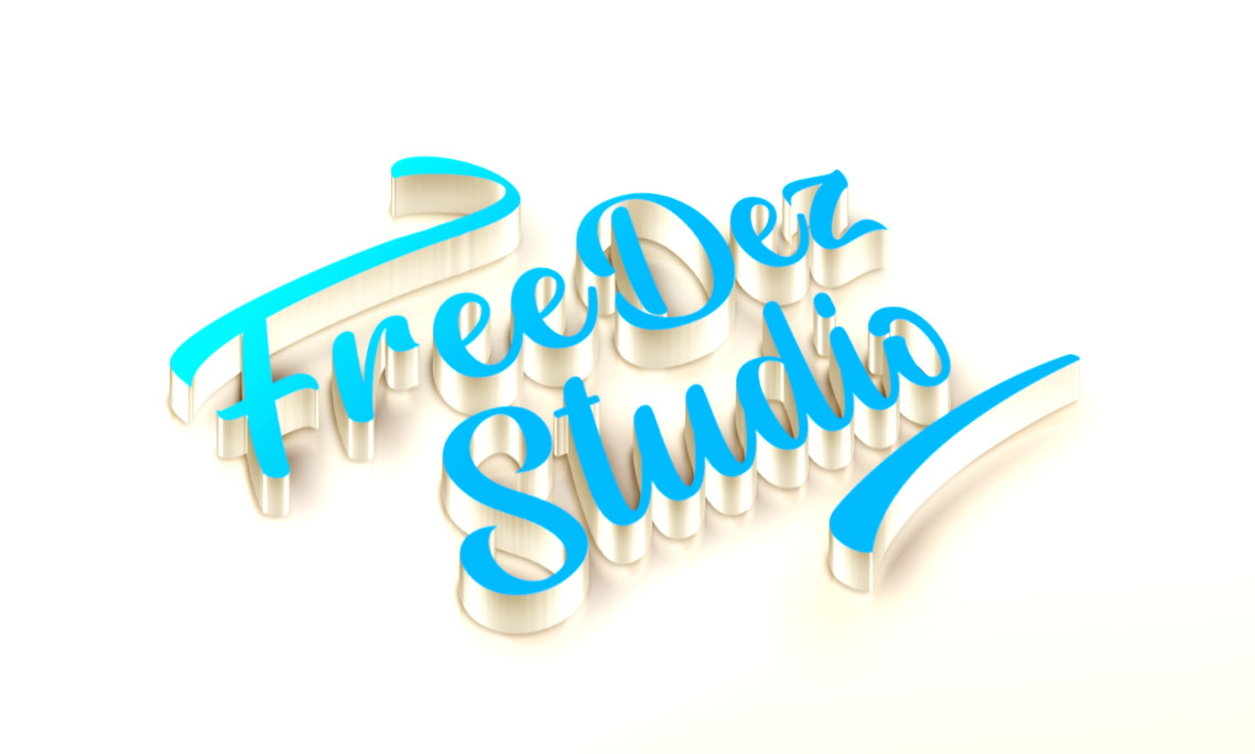 professional 3D logo designer photoshop