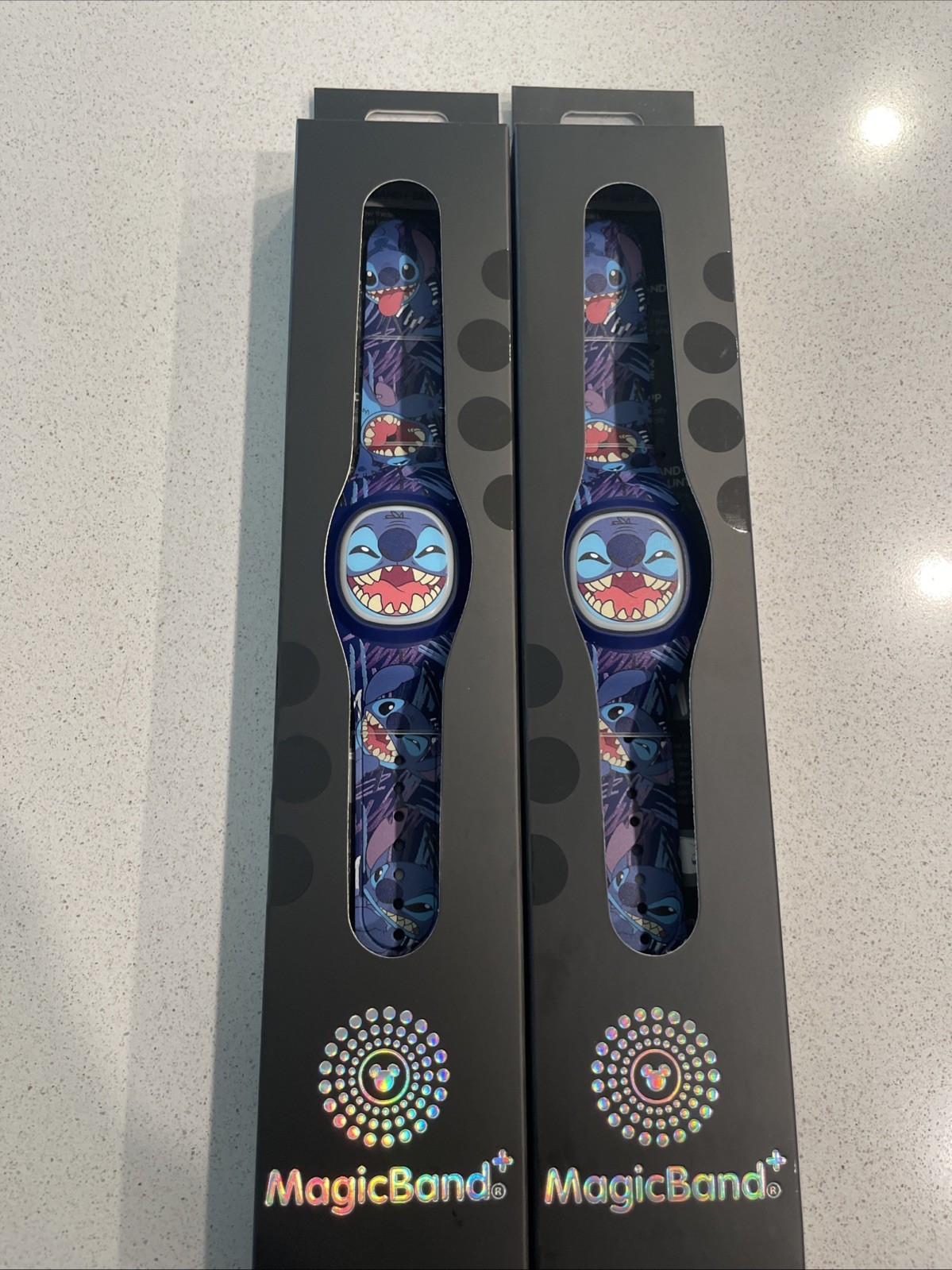 *Set Of Two!* Brand New And Unlinked Stitch Magicband Plus!