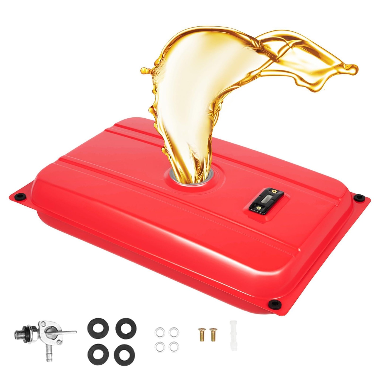 5 Gallon Generator Fuel Tank with Chrome Cap & Filter Kit for EC2500