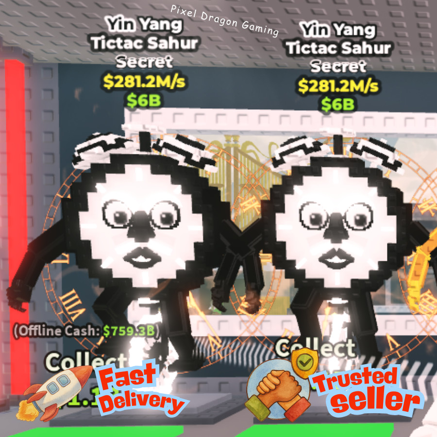 STEAL A BRAINROT🧠Yin Yang Tictac Sahur 281M/s🧠 🌞 Cheap + Fast  🚀