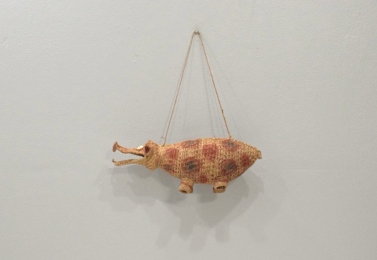 Papua New Guinea Woven Fiber Dream Spirit Pig Latmul Tribe