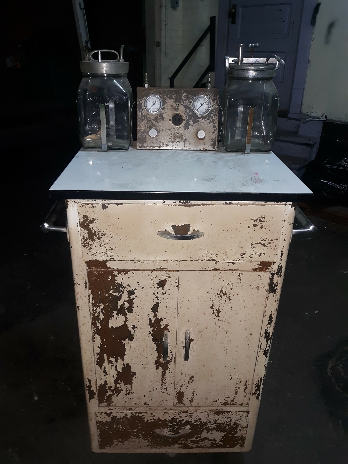 Antique Embalming Eckels Machine Super Rare Halloween Display 