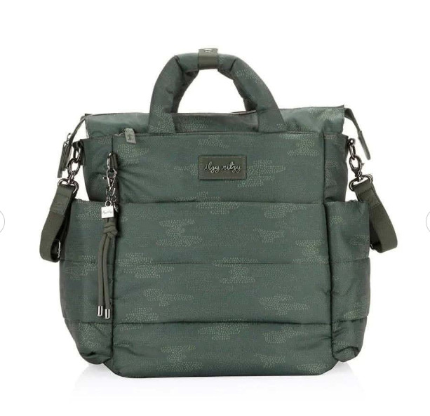 Itzy Ritzy Dream Convertible Diaper Bag Cloud Camo Pattern