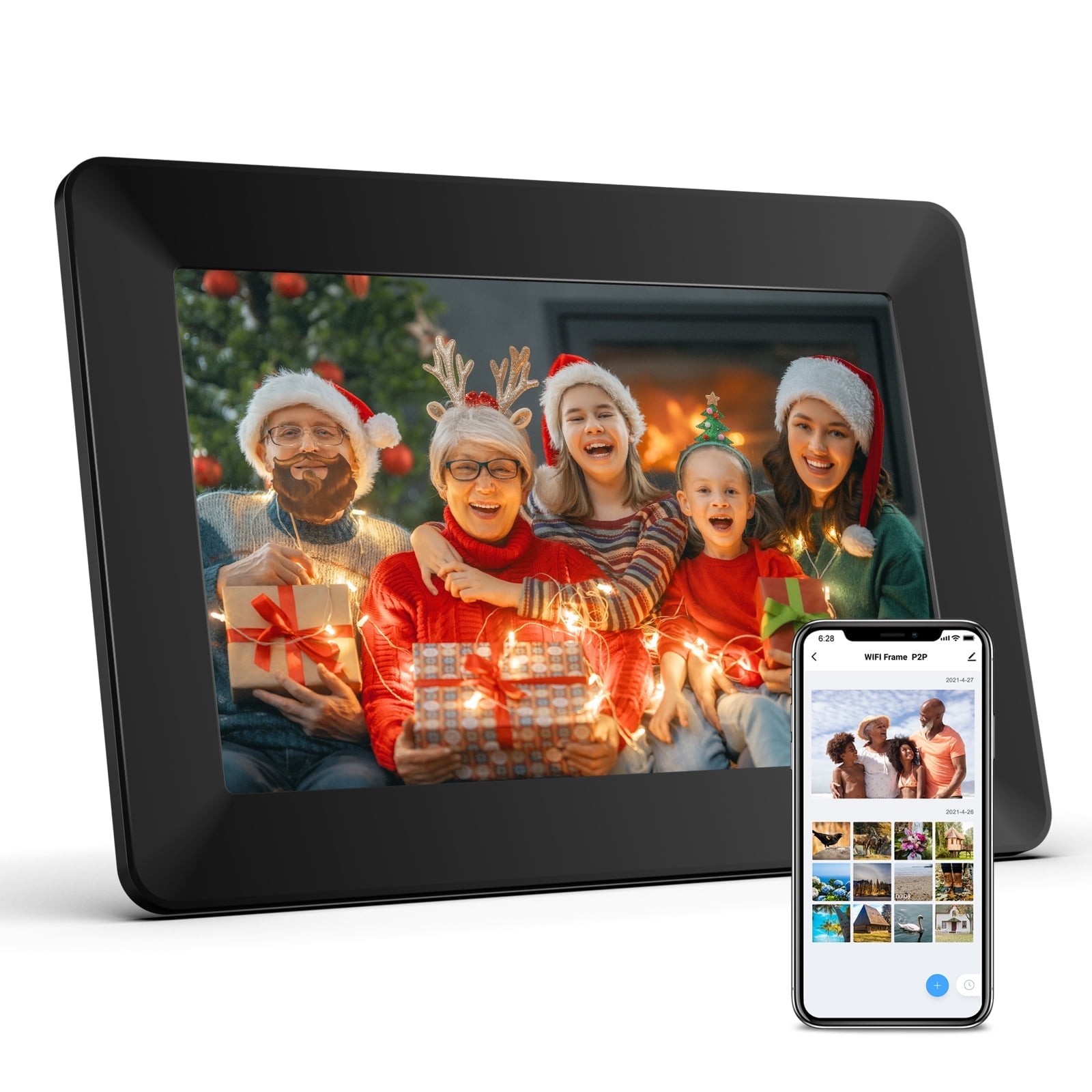 Eco4life Cpf1026 10.1-in. Wi-fi Digital Photo Frame With Photos/video Sharing