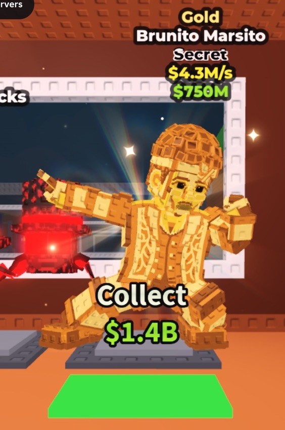 Steal a Brainrot - Gold Brunito Marsito