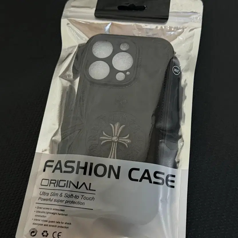 iPhone 16 Pro Chrome Hearts Style Leather Case