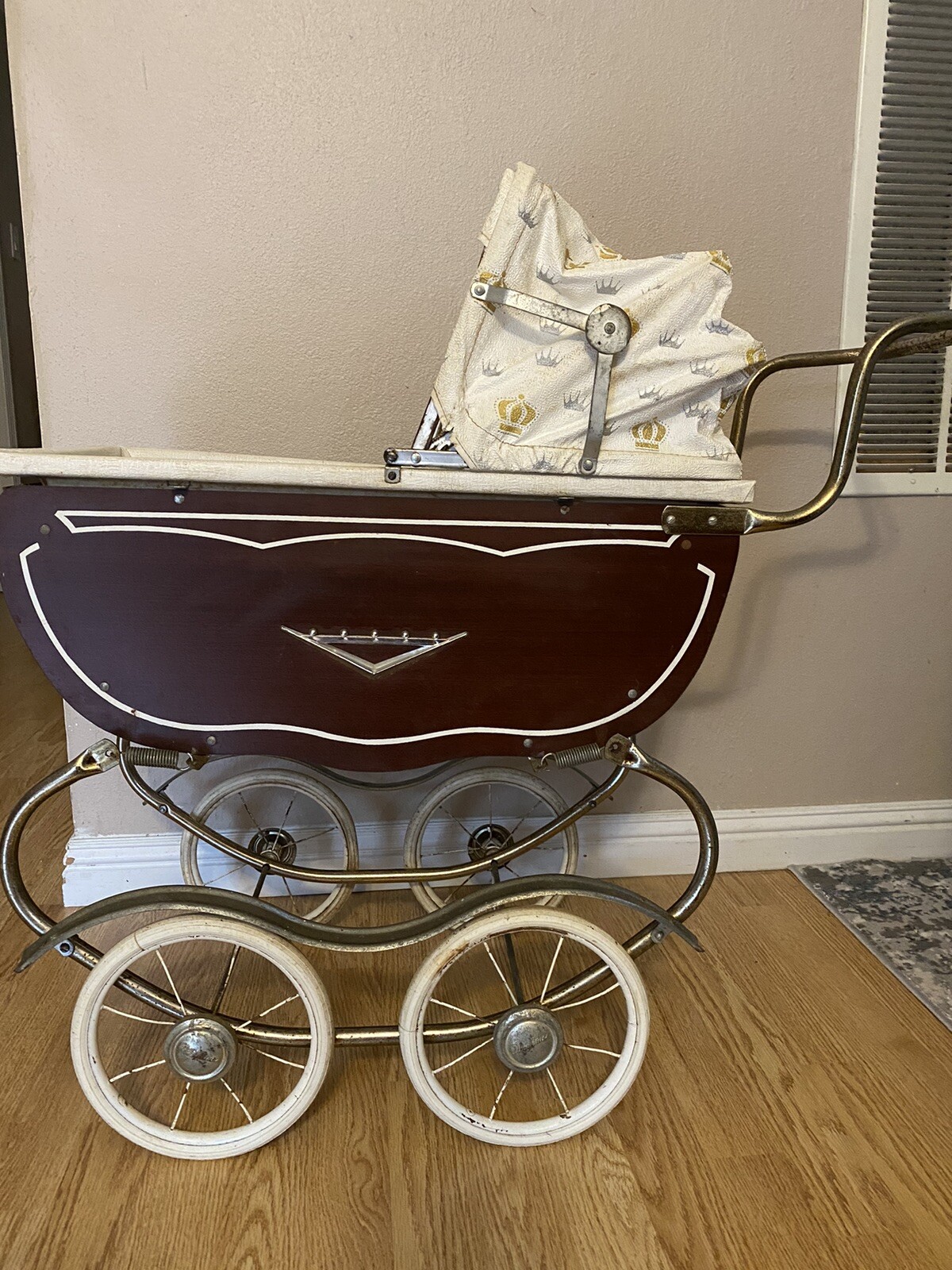 Vintage Stroller /  Parm, Buggy. Collectible Baby Carriage. Dated  1950’s