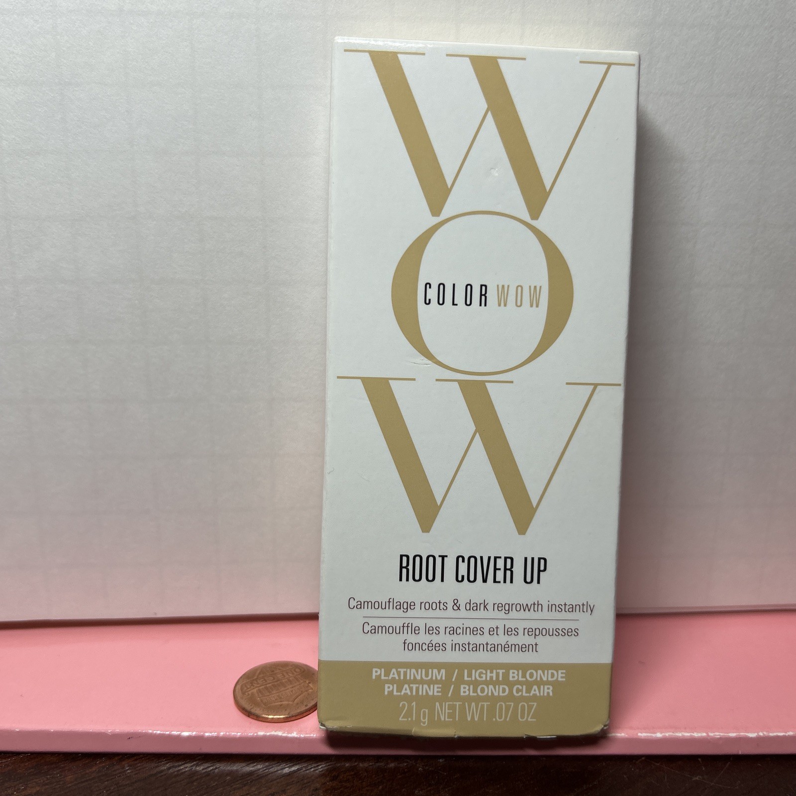 WOW Color Wow Root Cover Up Platinum/light Blonde .07oz NIB 