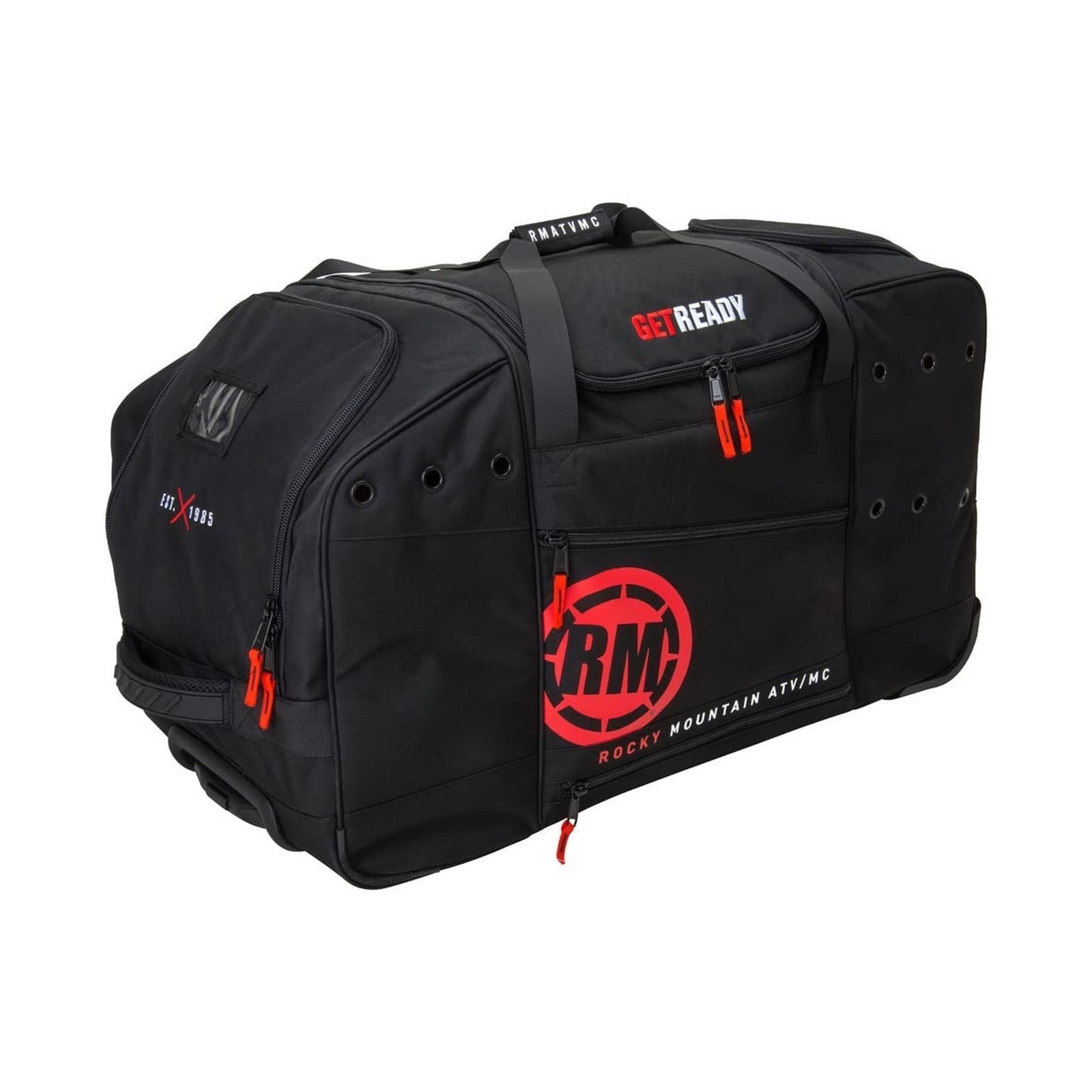 Motocross Gear Bag w/ Wheels, Heavy-Duty Roller, Large Capacity, Vents