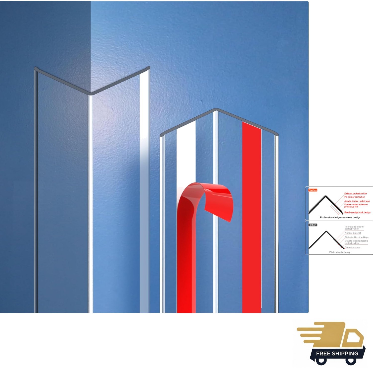 2PCS Impact-Resistant Corner Guards - Elegant Edge Protectors for Baby & Home