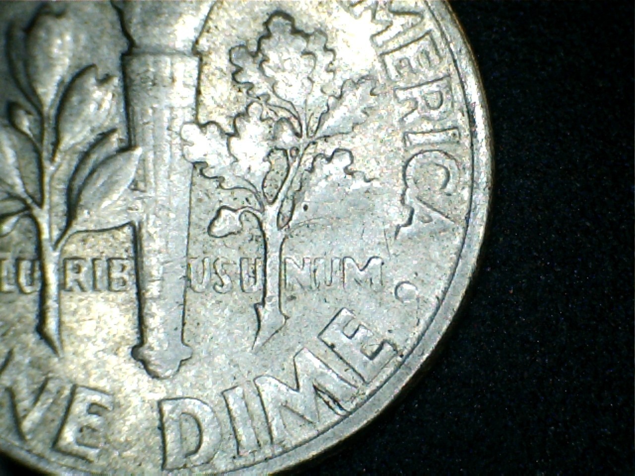 Error 1956 Rosevelt Dime, DBL WE and error on M in dime. Rare