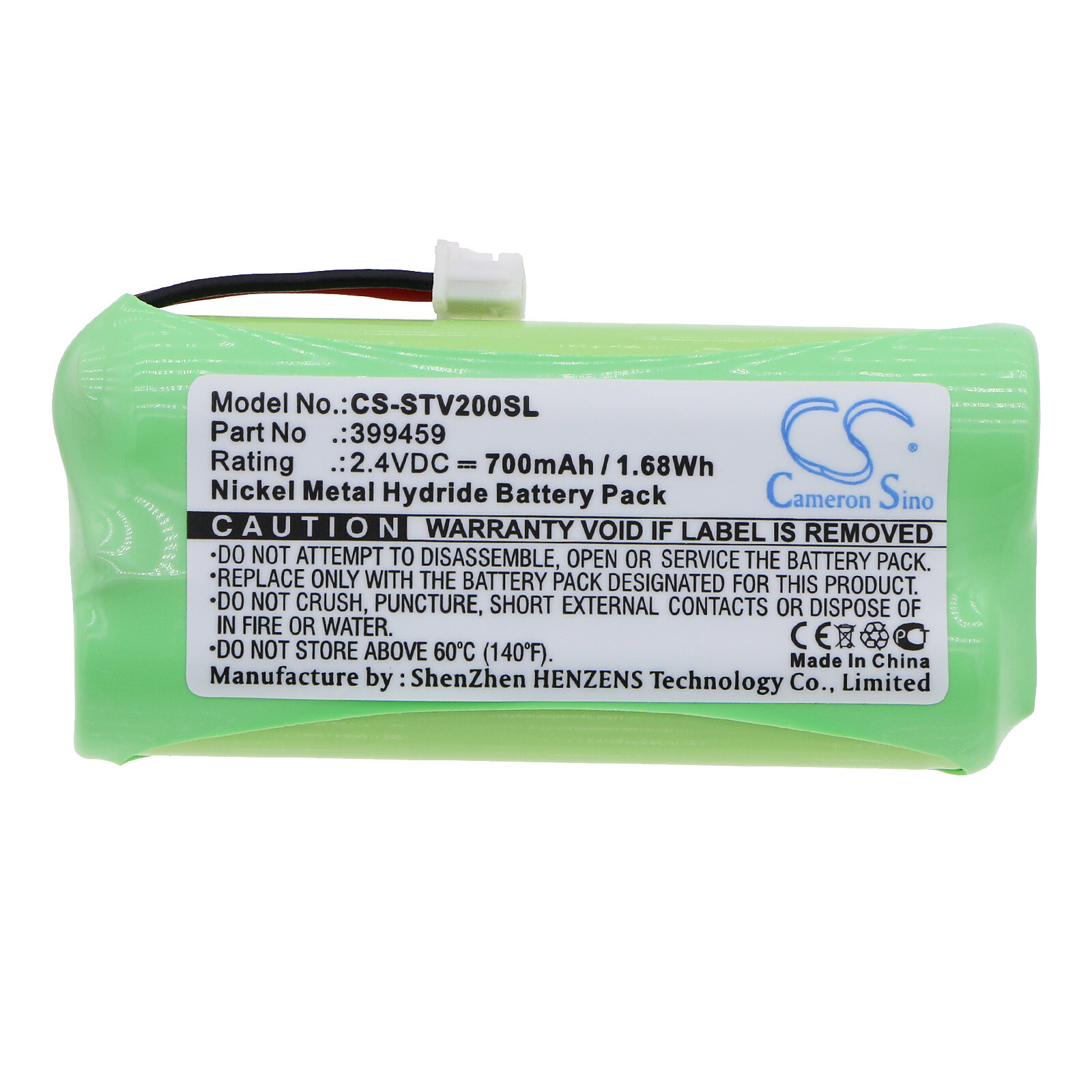 Battery Ni-MH 700mAh Type 399459 for Stageclix Jack V2 Transmitter