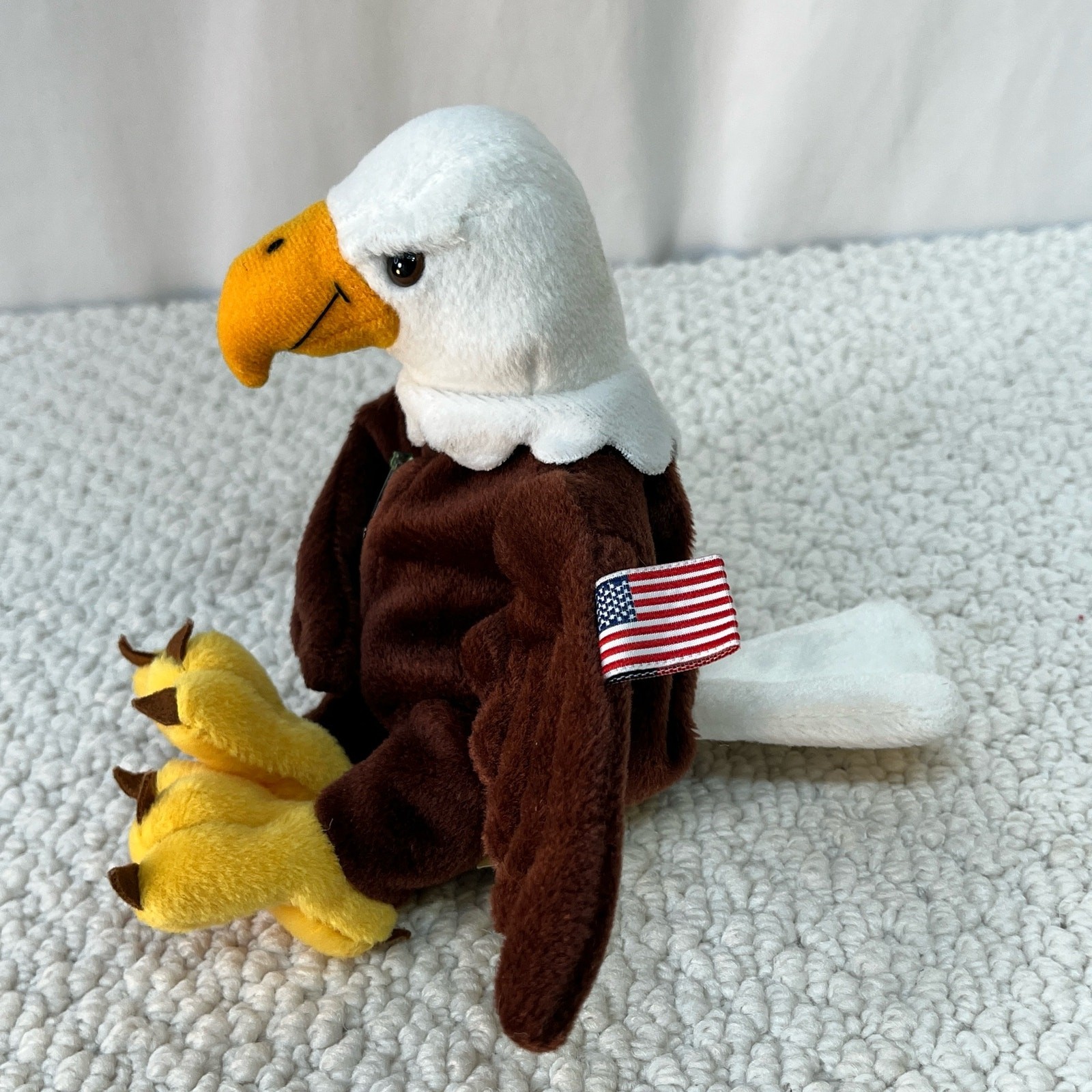 Coca-Cola Reegle The Eagle Plush Stuffed Animal Vintage 1998 7" Coke