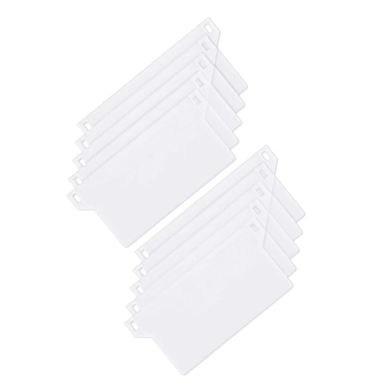 Plastic Base Plate 127mm Set of 10 Portable Vertical Blind Bottom Weights Slats