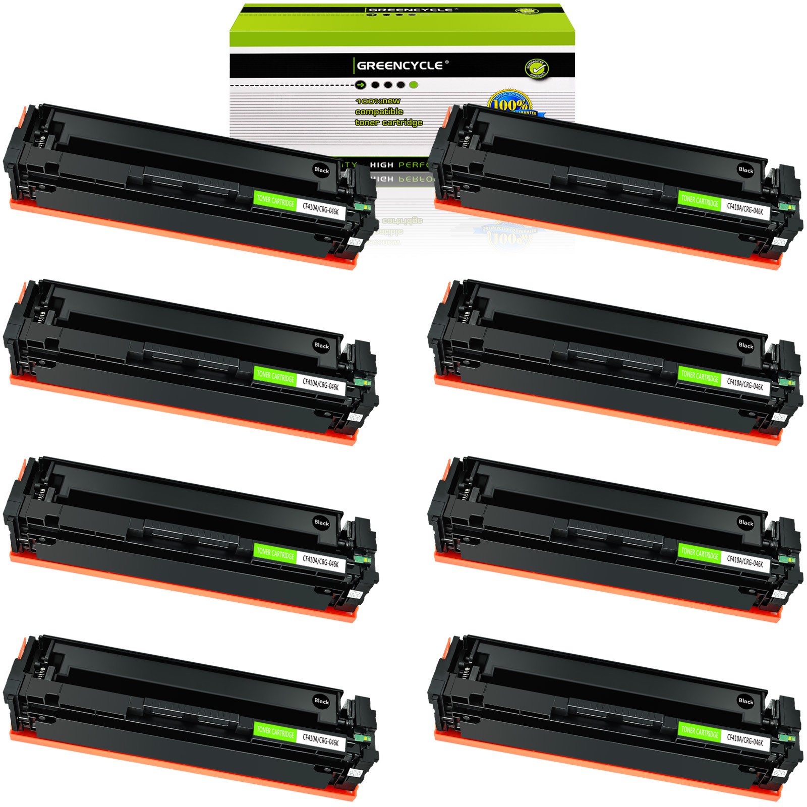 8× CF410A Black Toner Cartridge Fit for HP 477A LaserJet Pro MFP M477fdn M477fnw