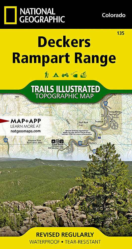 Deckers, Rampart Range: Map #135