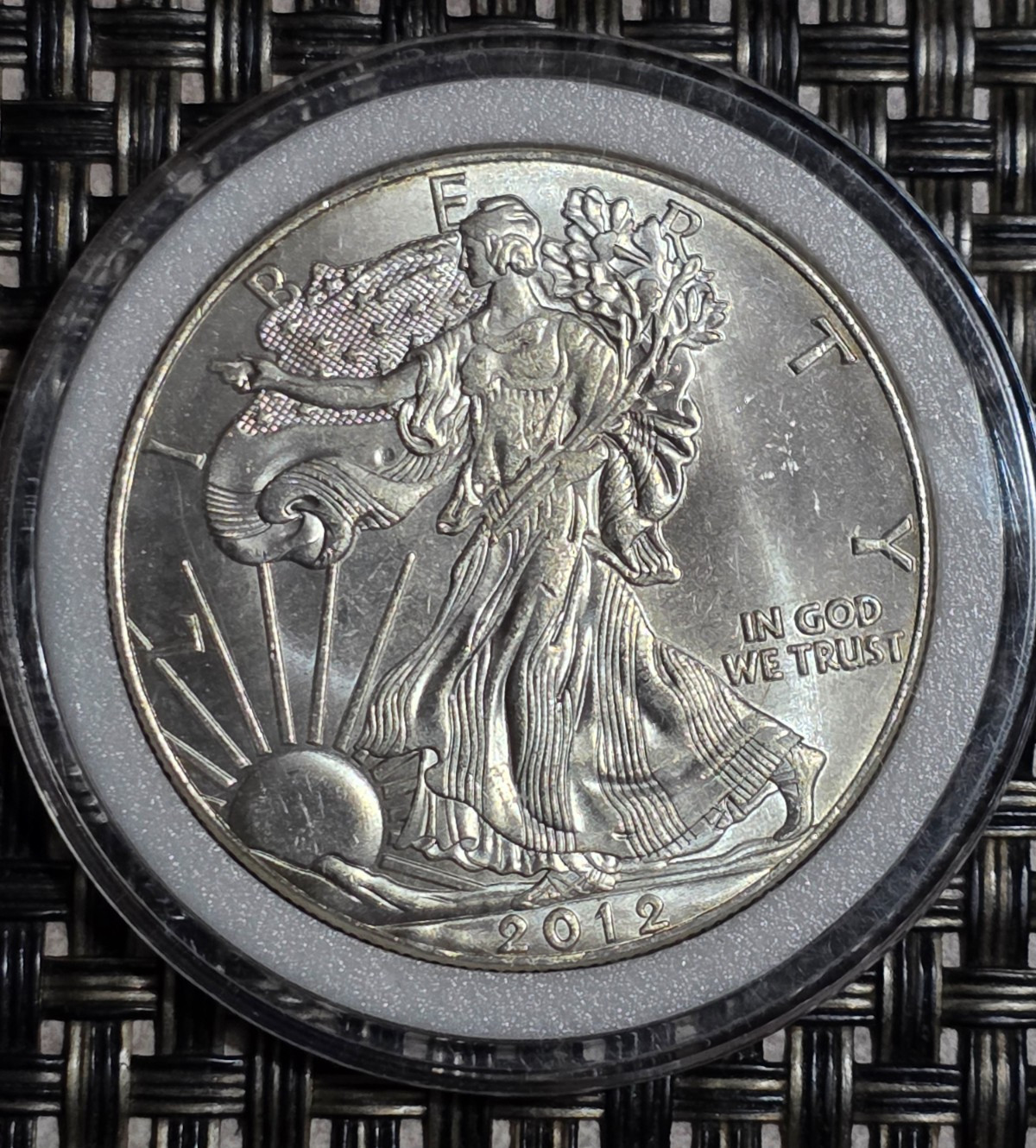 2012 American Silver Eagle BU 1 Oz Coin US $1 Dollar Mint Brilliant Uncirculated