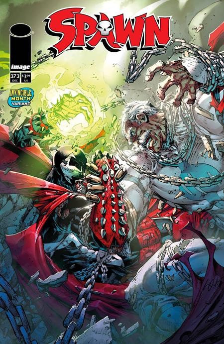 💥 SPAWN #373 CVR C BRETT BOOTH INVINCIBLE TEAM UP VAR 2025