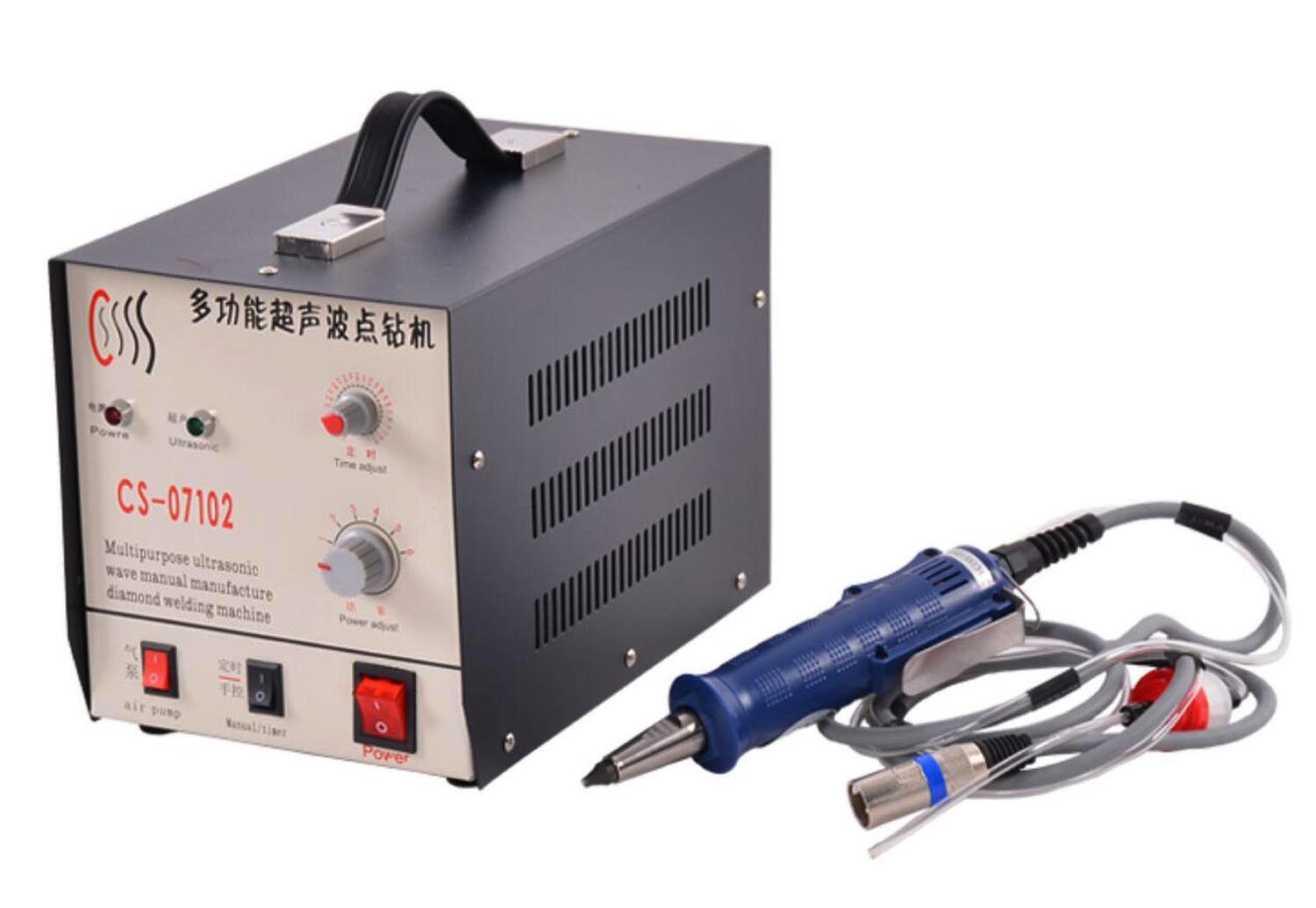 110V Ultrasonic Fixing Rhinestone Machine Hot Fix Crystal Welding Machine