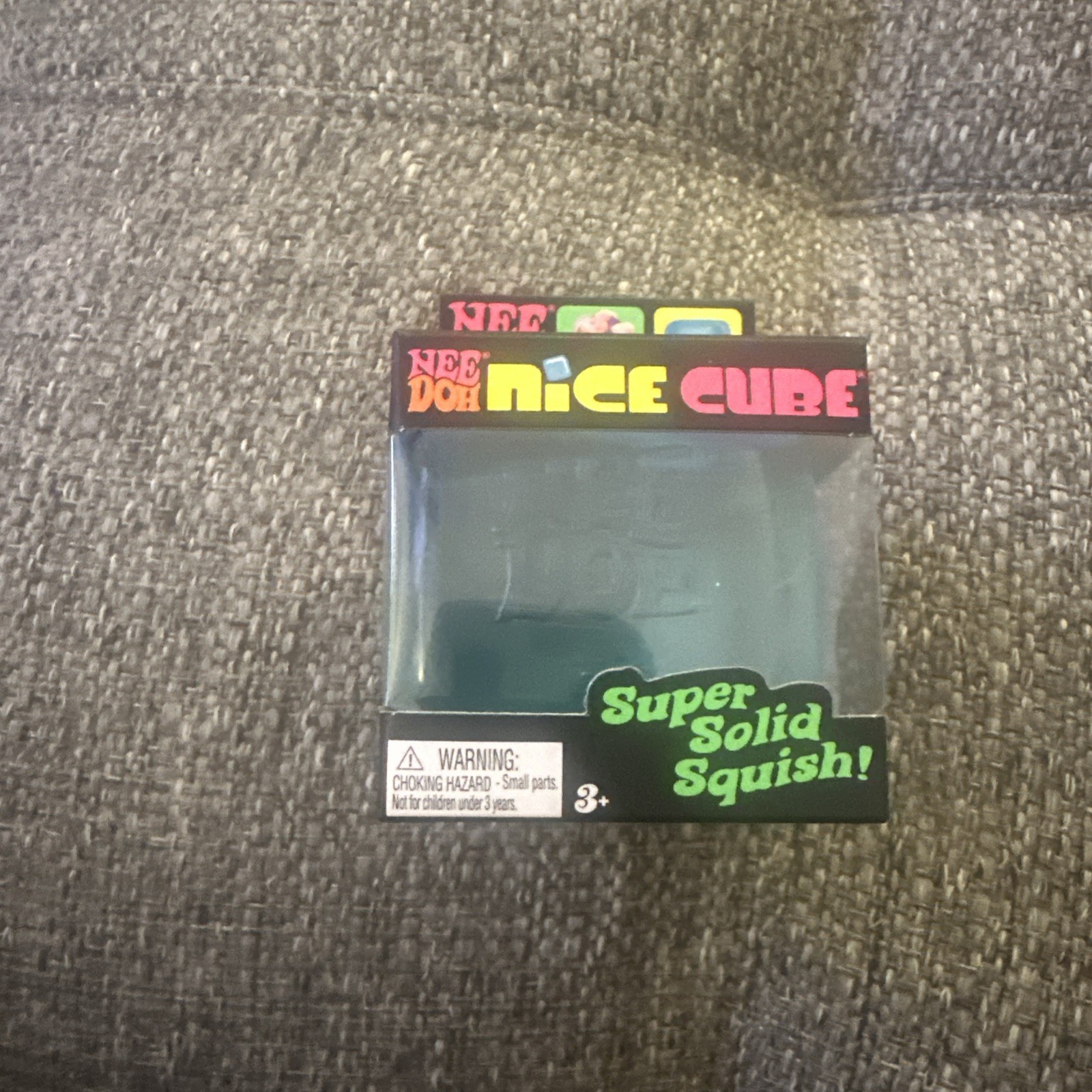 Nee Doh Nice Cube Blue Super Solid Squishy Stress Relief Toys NIB