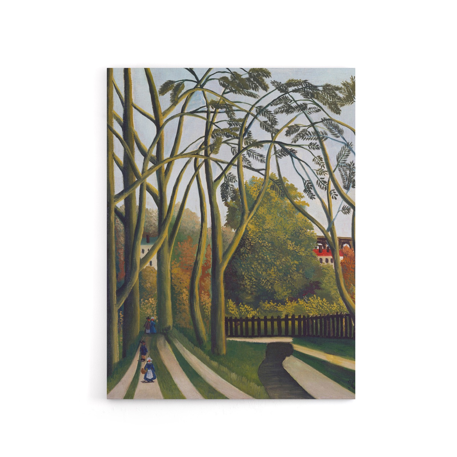 The Banks of the Bievre Rousseau Vintage Canvas Wall Art Print