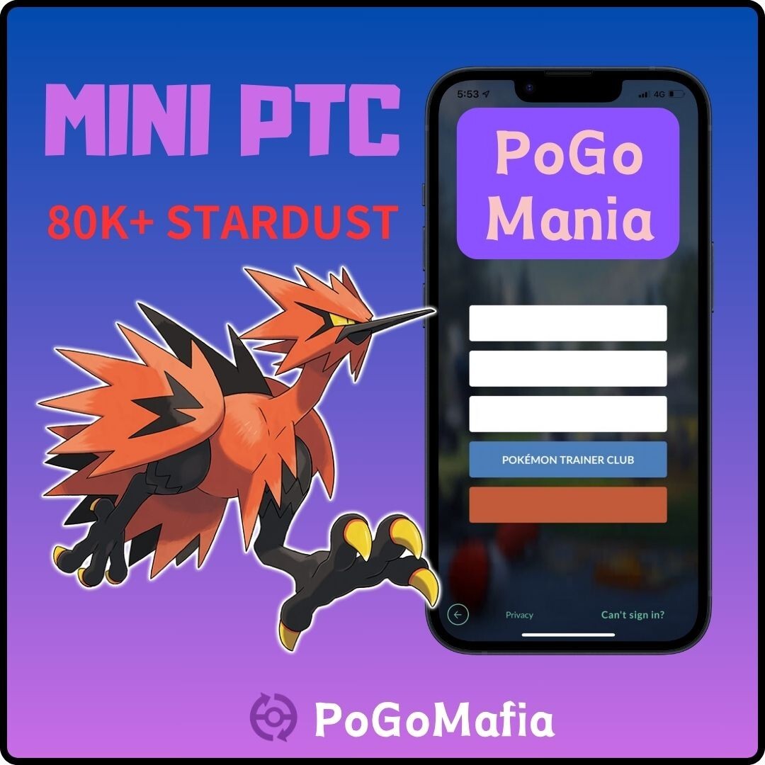 Galarian Zapdos (NON shiny)💥mini PTC 80k💥(read description)