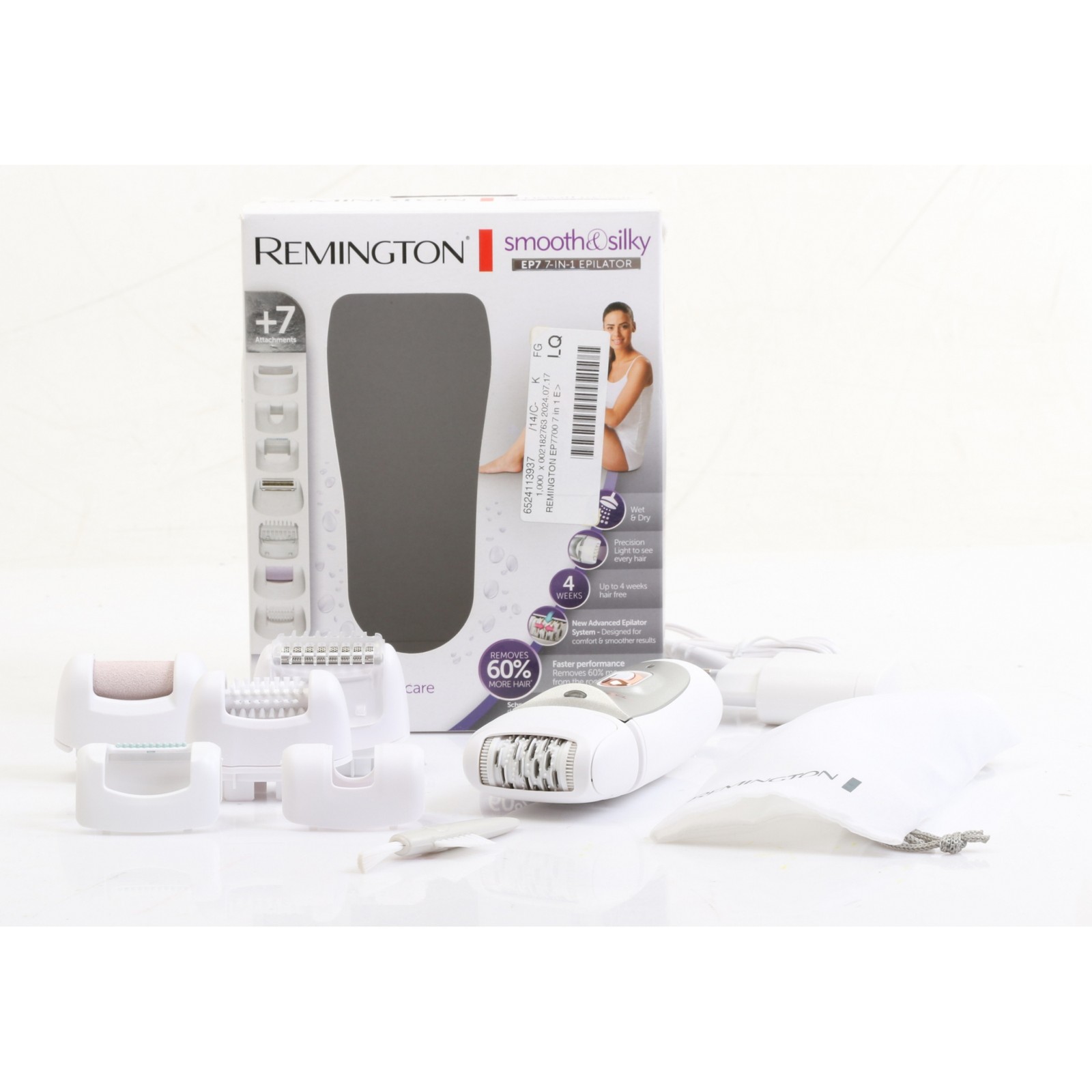 Remington Smooth & Silky EP7700 Battery Operated Epilator... + Faulty (275174)